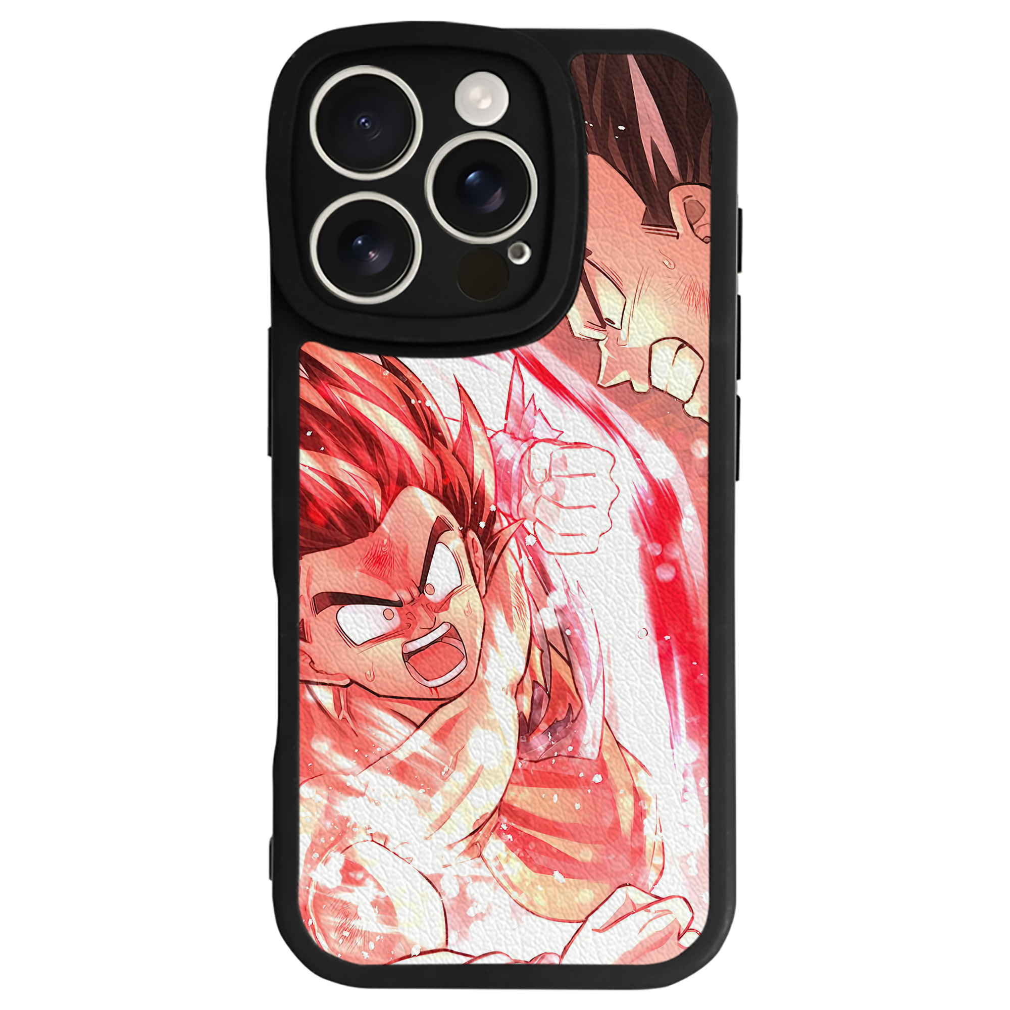 （画像用） ドラゴンボール DRAGON BALL 【iPhone 16シリーズ対応】シリコンスマホケース（レザー調） 材質：シリコン